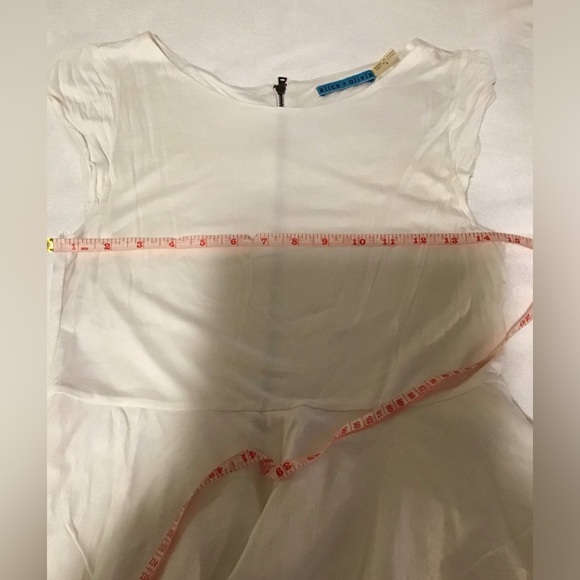 Alice + Olivia White Peplum Top - Picture 5 of 6